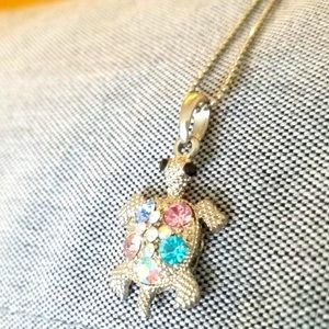 Multi-colored Turtle Necklace
